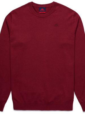 ELISIO - KNITWEAR - Jumper - Man - RED GRANATA