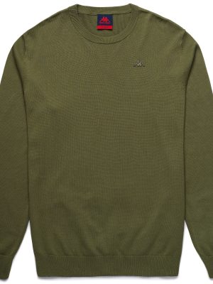 ELISIO - KNITWEAR - Jumper - Man - GREEN OLIVINE