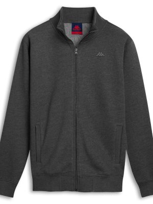 ARAGON BRUSHED - Fleece - Jacket - Man - GREY CHARCOAL
