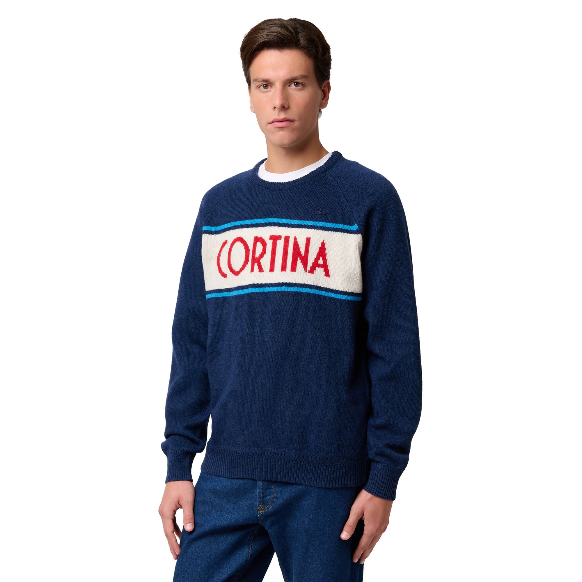 EROI KNIT CORTINA - KNITWEAR - Jumper - Man - BLUE MARINE-AZURE BLUE-WHITE NATURAL-RED TRUE - Image 6