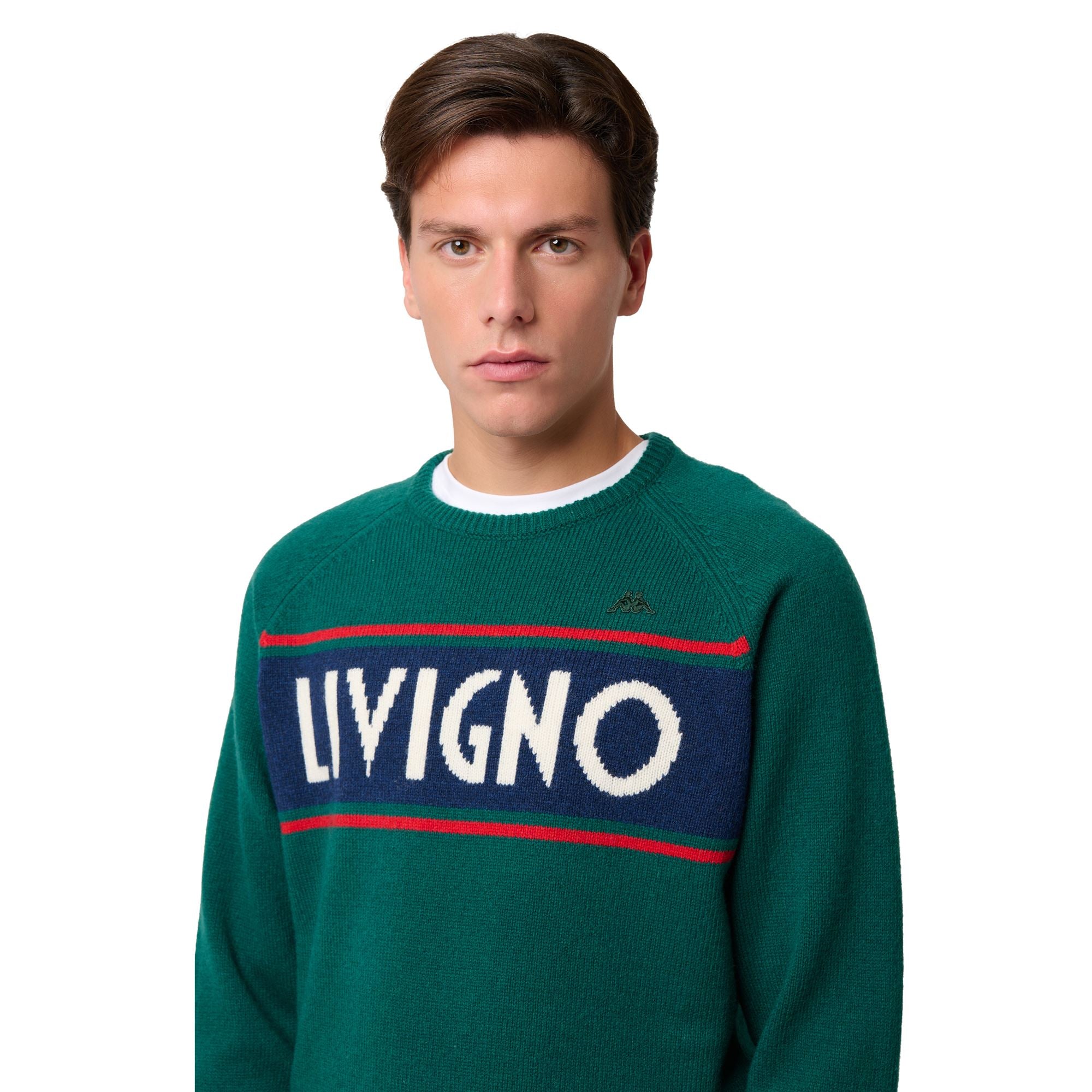 EROI KNIT LIVIGNO - KNITWEAR - Jumper - Man - GREEN-BLUE-RED-WHITE NATURAL - Image 5