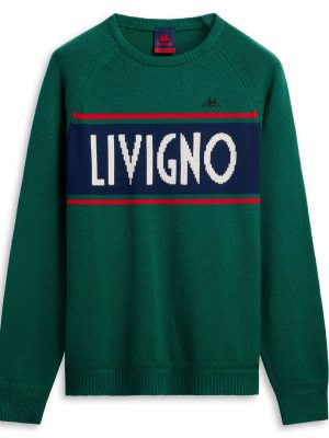 EROI  KNIT LIVIGNO - KNITWEAR - Jumper - Man - GREEN-BLUE-RED-WHITE NATURAL