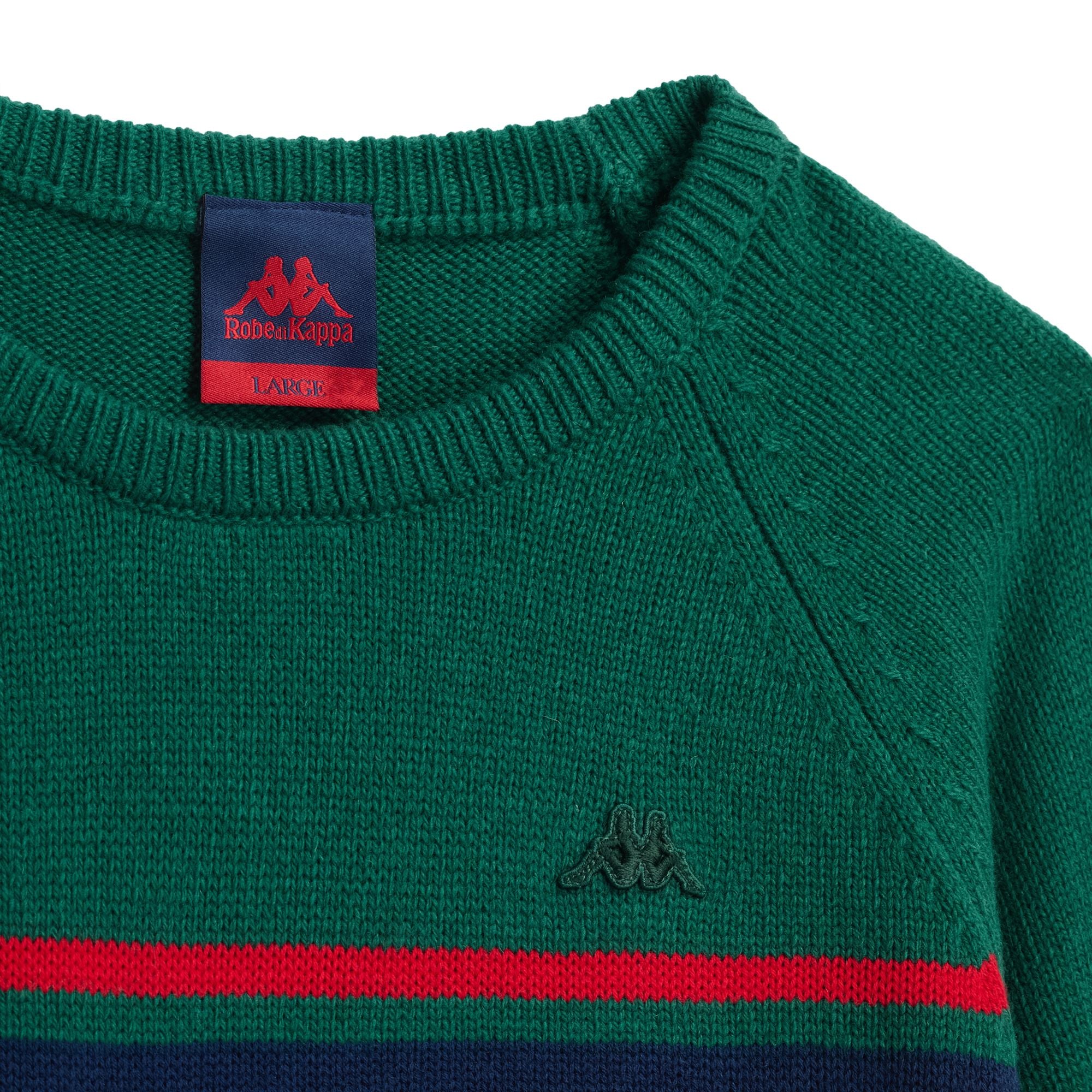 EROI KNIT LIVIGNO - KNITWEAR - Jumper - Man - GREEN-BLUE-RED-WHITE NATURAL - Image 3