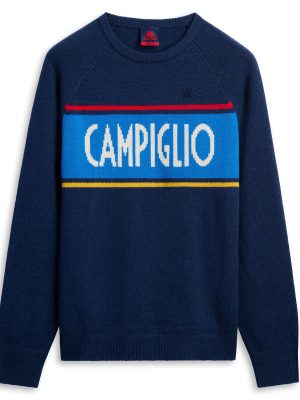 EROI KNIT CAMPIGLIO - KNITWEAR - Jumper - Man - BLUE IRIS-BLUE-WHITE NATURAL-RED-YELLOW