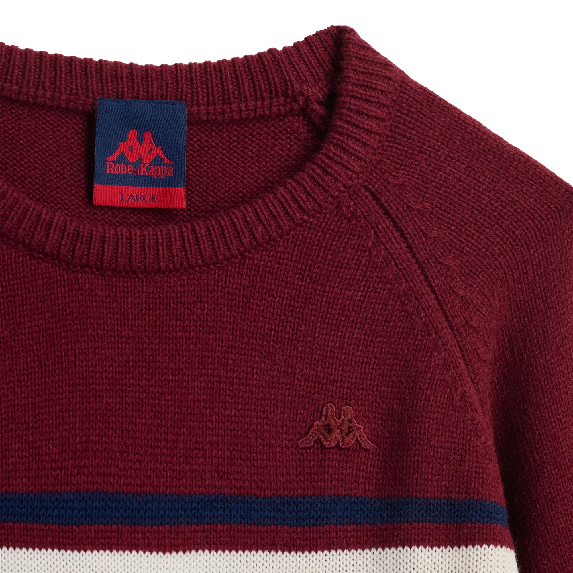 EROI KNIT BORMIO - KNITWEAR - Jumper - Man - RED POMEGRANATE-WHITE NATURAL-BLUE - Image 3