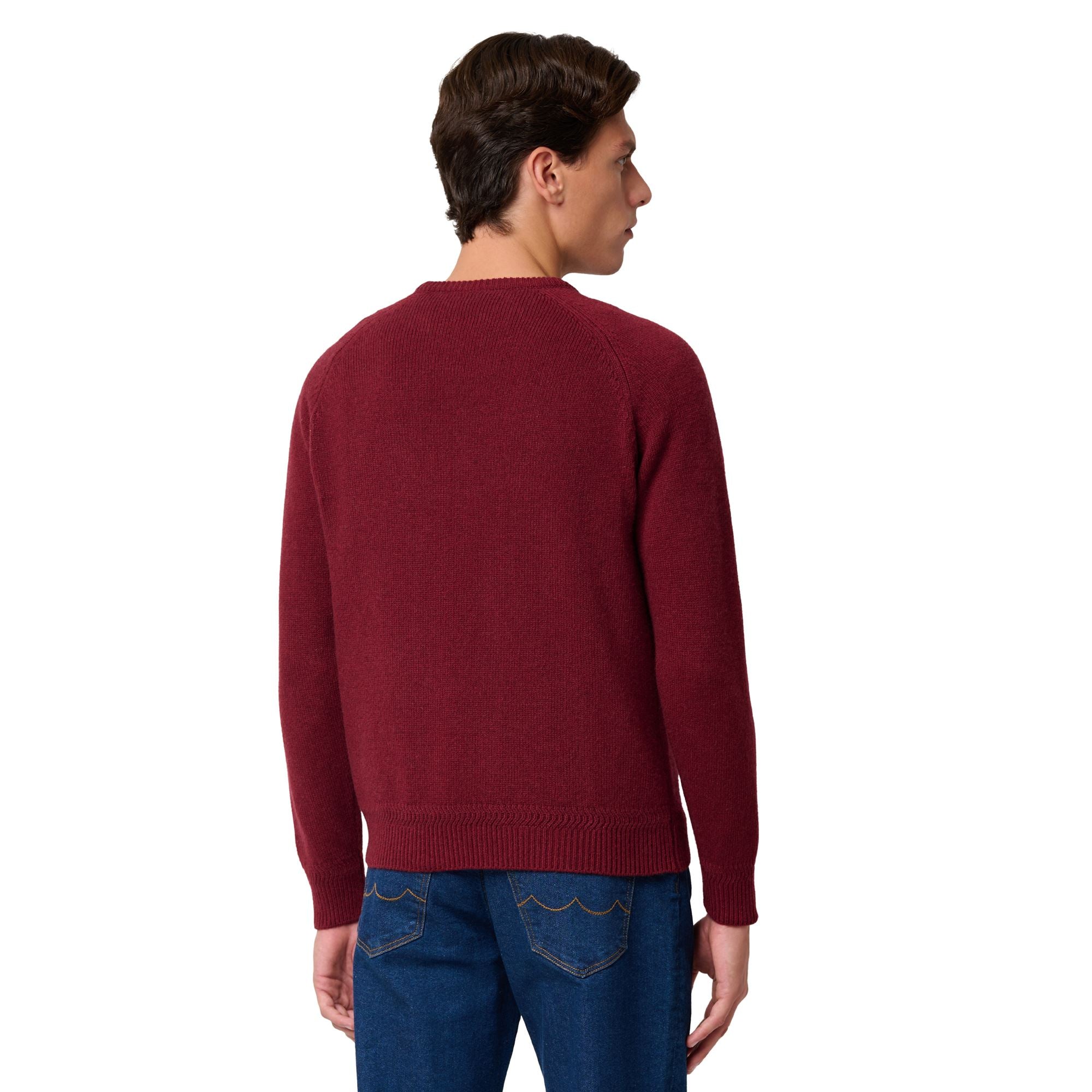 EROI KNIT BORMIO - KNITWEAR - Jumper - Man - RED POMEGRANATE-WHITE NATURAL-BLUE - Image 4