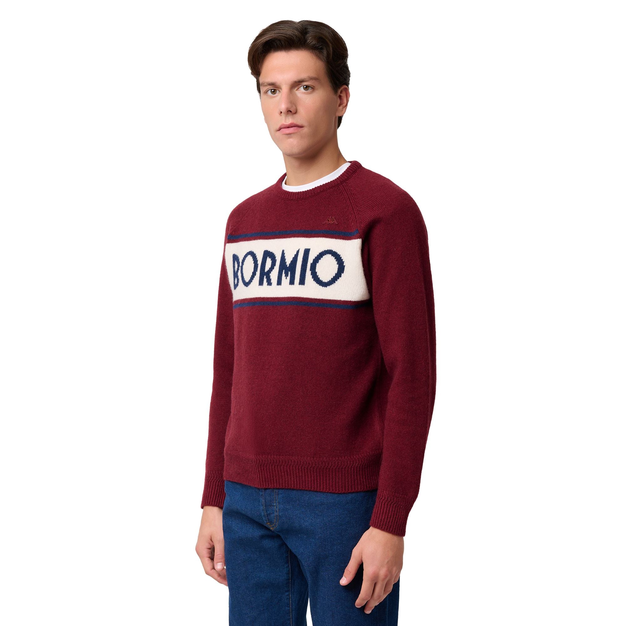 EROI KNIT BORMIO - KNITWEAR - Jumper - Man - RED POMEGRANATE-WHITE NATURAL-BLUE - Image 6