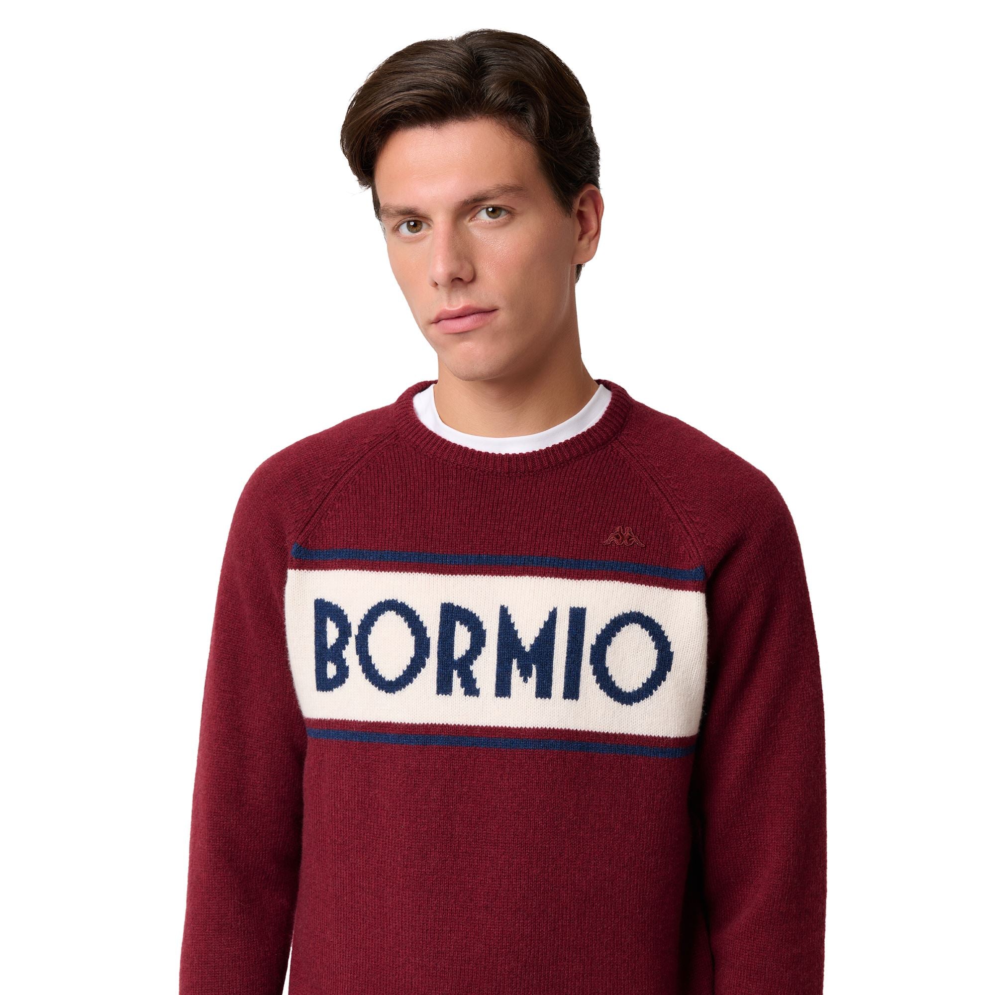 EROI KNIT BORMIO - KNITWEAR - Jumper - Man - RED POMEGRANATE-WHITE NATURAL-BLUE - Image 5