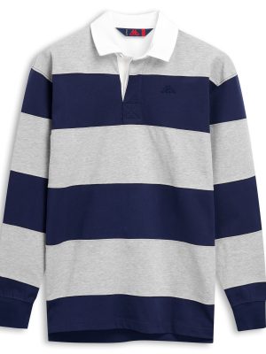 NEW CASPER - La polo Robe di Kappa - Polo - Man - BLUE IRIS-GREY