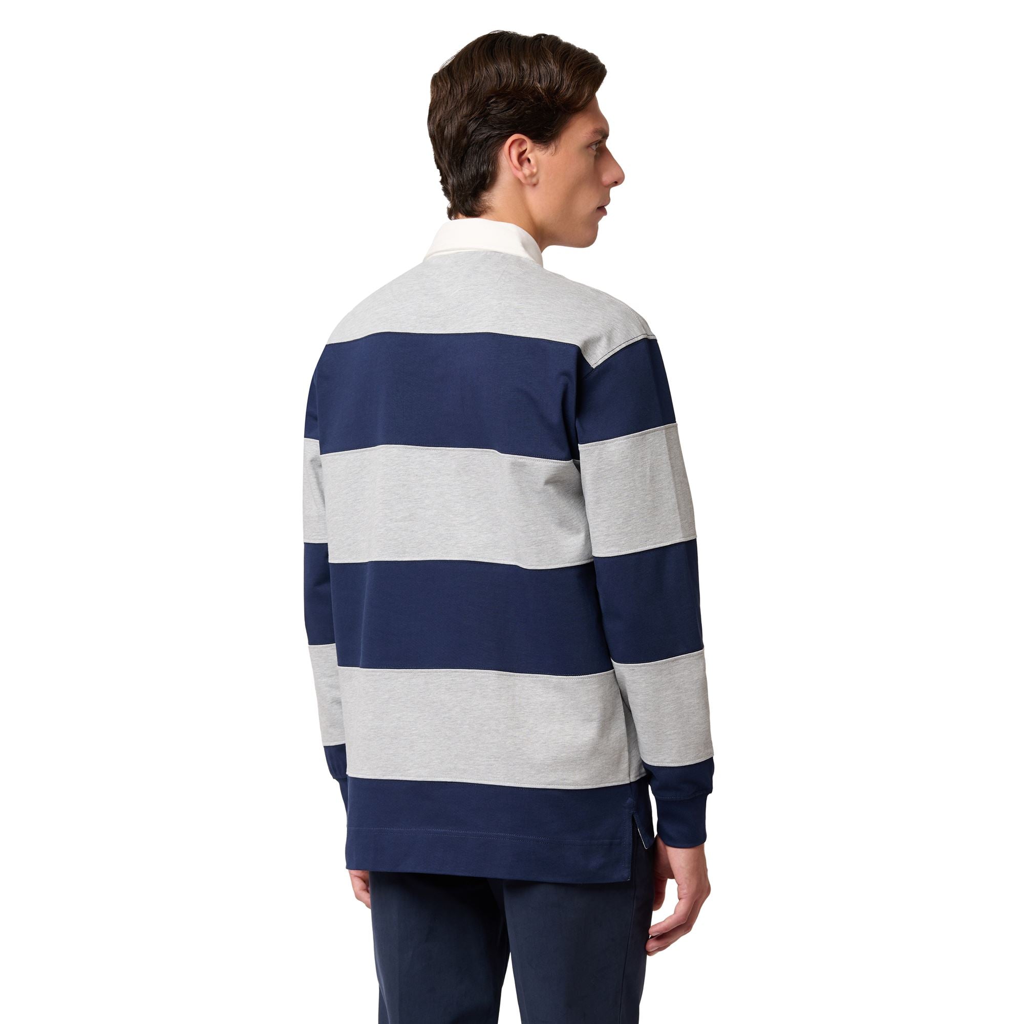 NEW CASPER - La polo Robe di Kappa - Polo - Man - BLUE IRIS-GREY - Image 4