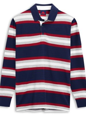 ASSAR - Polo Shirts - Polo - Man - BLUE IRIS-RED POMEGRANATE-GREY-WHITE NATURAL