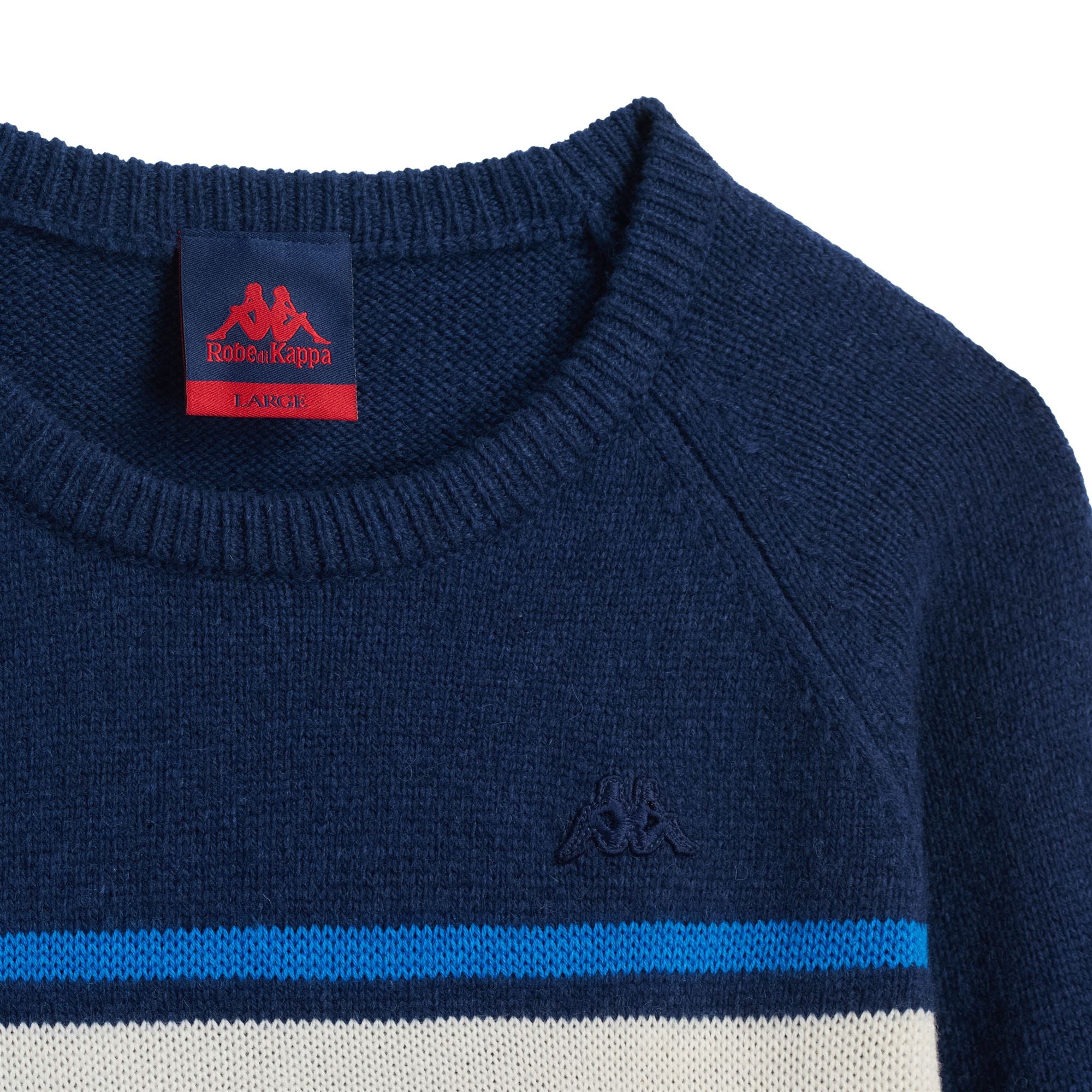 EROI KNIT ORTISEI - KNITWEAR - Jumper - Man - BLUE-WHITE NATURAL-AZURE-GREEN - Image 3