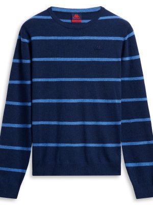 GROS - KNITWEAR - Pull  Over - Man - BLUE IRIS-BLUE ROYAL LT