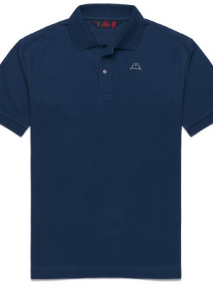 AARAU - La polo Robe di Kappa - Polo - Man - BLUE MD COBALT