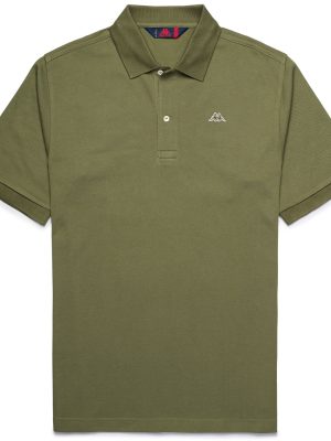 AARAU - La polo Robe di Kappa - Polo - Man - GREEN OLIVINE