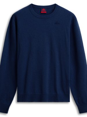 LAMB BIMBEREKE - KNITWEAR - Pull  Over - Man - BLUE IRIS