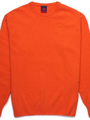 LAMB BIMBEREKE - KNITWEAR - Pull  Over - Man - ORANGE RED