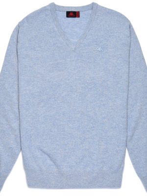 LAMB BIMBEREKE - KNITWEAR - Pull  Over - Man - BLUE BEACH
