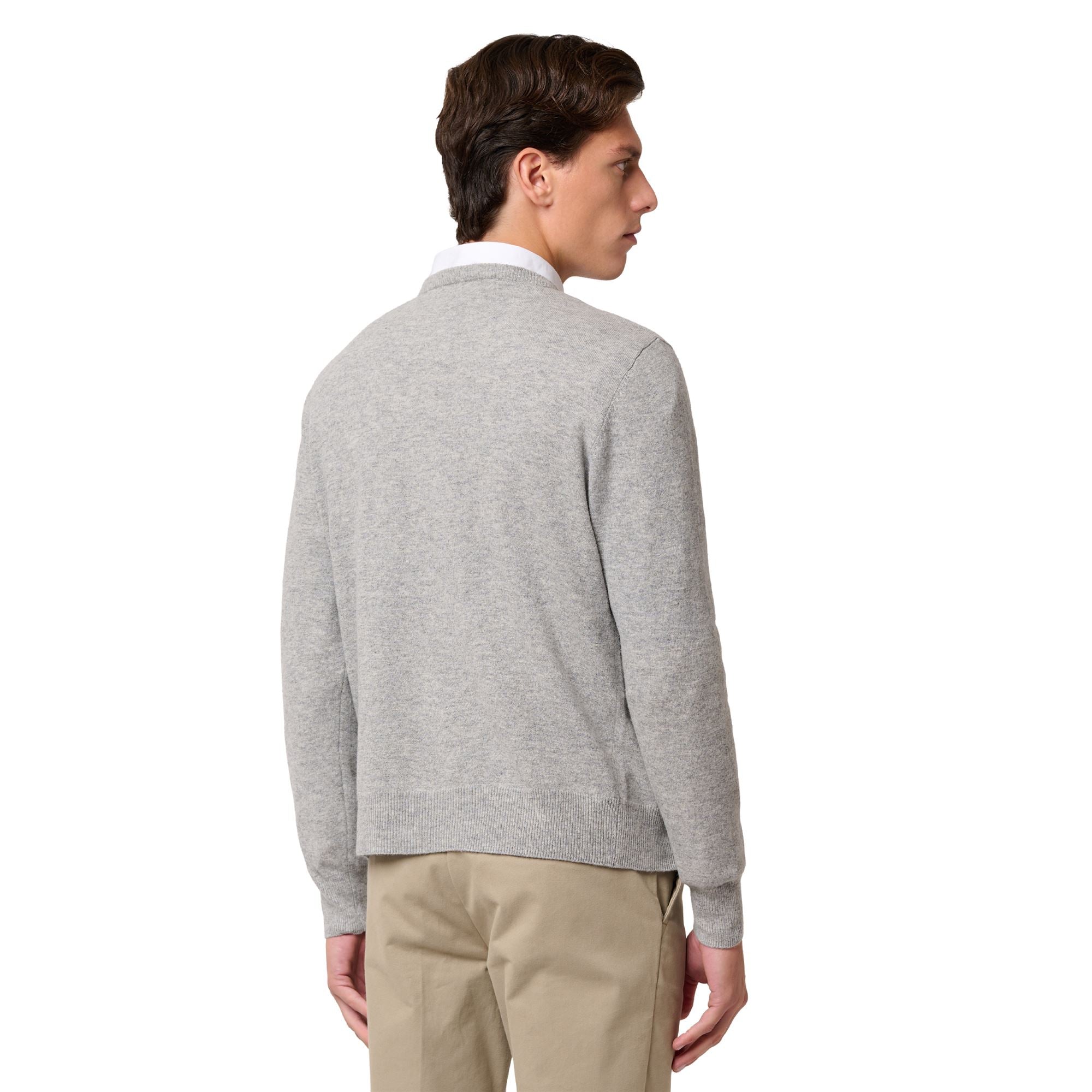 LAMB BIMBEREKE - KNITWEAR - Pull Over - Man - GREY FROST - Image 4