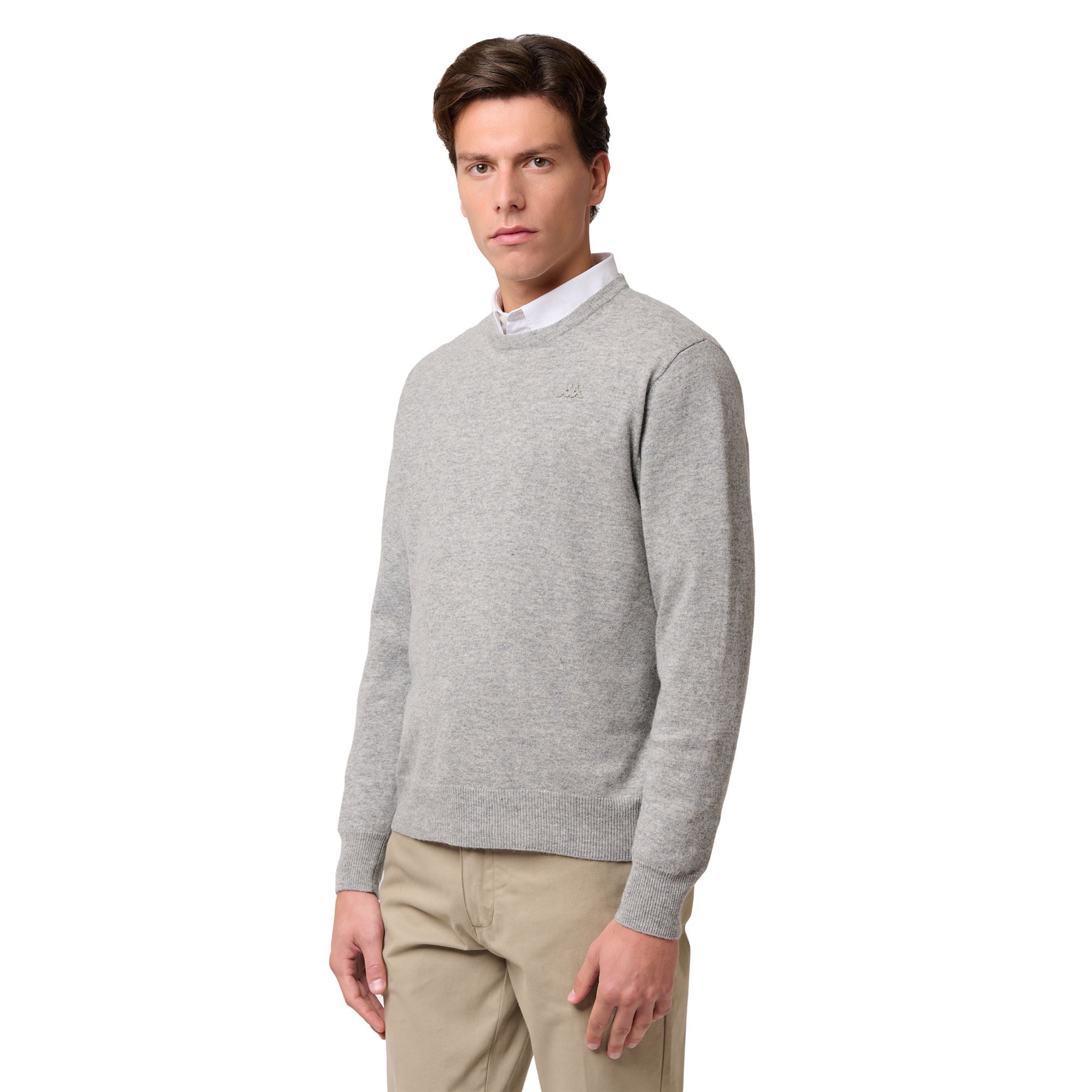 LAMB BIMBEREKE - KNITWEAR - Pull Over - Man - GREY FROST - Image 6