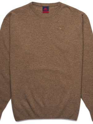 LAMB BIMBEREKE - KNITWEAR - Pull  Over - Man - BROWN NATURAL