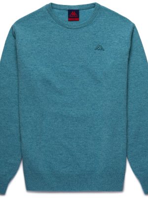 LAMB BIMBEREKE - KNITWEAR - Pull  Over - Man - AZURE DIRTY