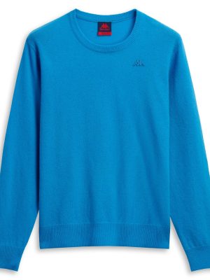 LAMB BIMBEREKE - KNITWEAR - Pull  Over - Man - BLUE SEA