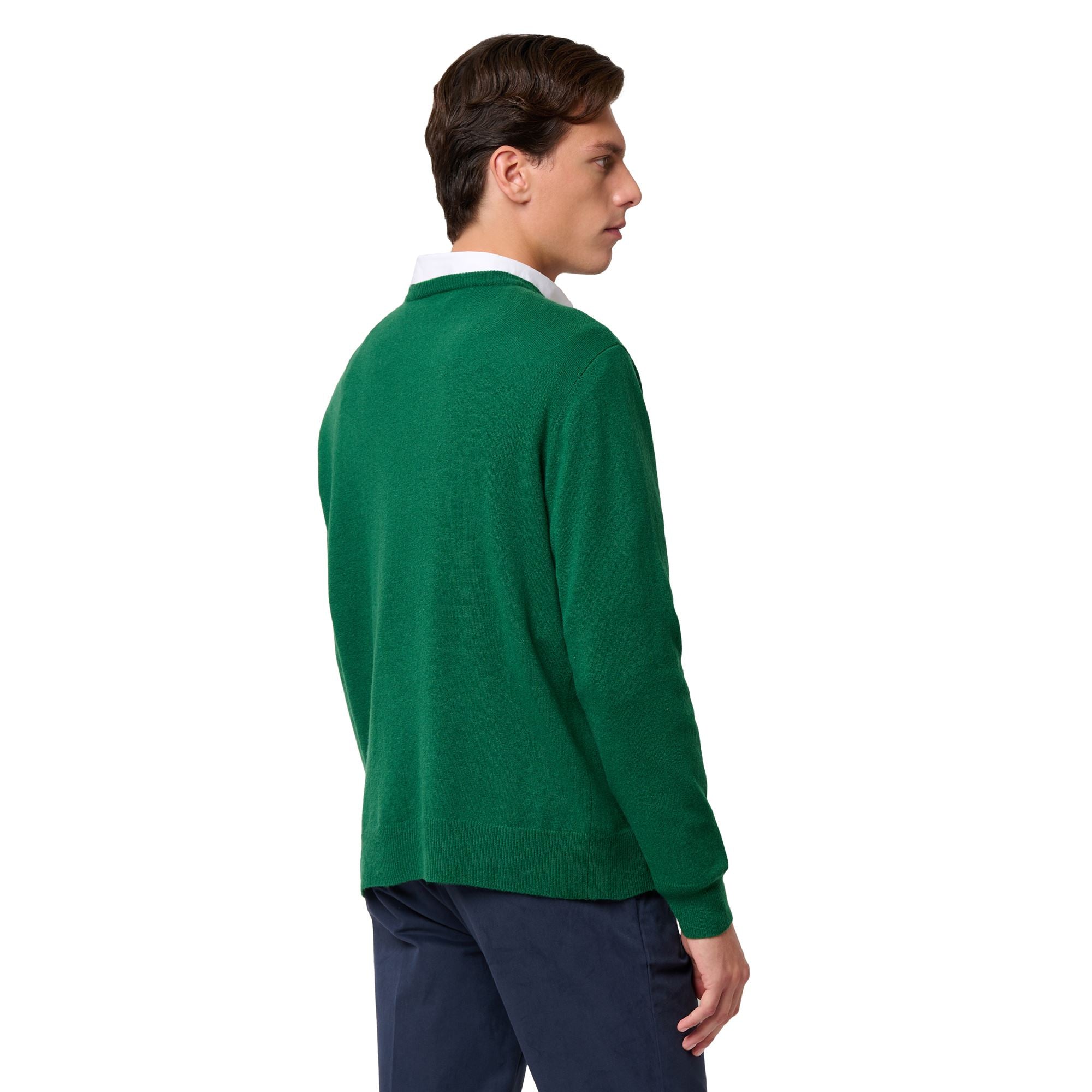 LAMB BIMBEREKE - KNITWEAR - Pull Over - Man - GREEN JACKET - Image 4
