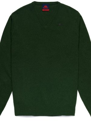 LAMB BLEIBURG - KNITWEAR - Pull  Over - Man - GREEN PARSLEY