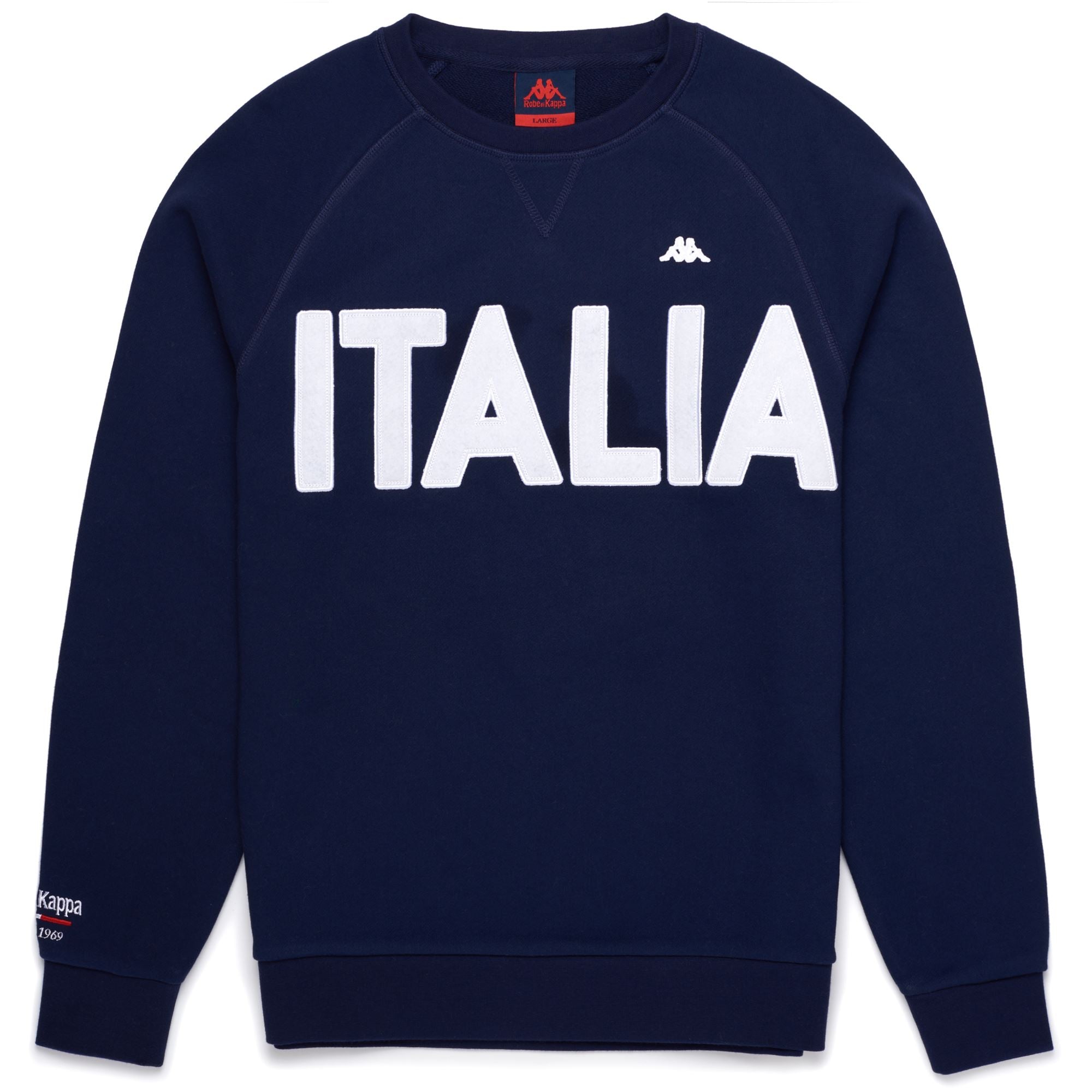 EROI ROUND ITALIA - Fleece - Jumper - Man - BLUE MARINE