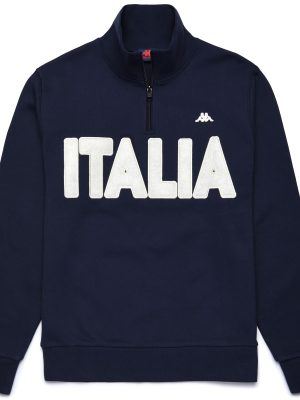 EROI  ITALIA - Fleece - Jumper - Man - BLUE MARINE