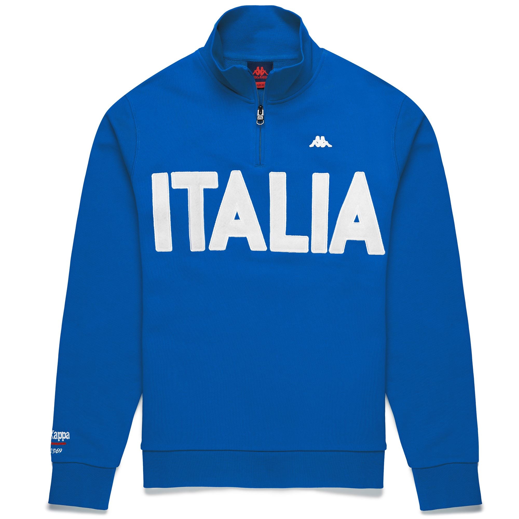 EROI ITALIA - Fleece - Jumper - Man - BLUE BRILLIANT