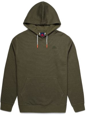 SANDRON - Fleece - Jumper - Man - GREEN MILITARY