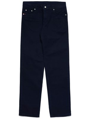 JORMAN COMFORT PEACHED GABARDINE - Pants - 5 Pockets - Man - BLUE NAVY
