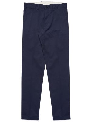 RAFAEL COMFORT PEACHED GABARDINE - Pants - CHINO - Man - BLUE NAVY