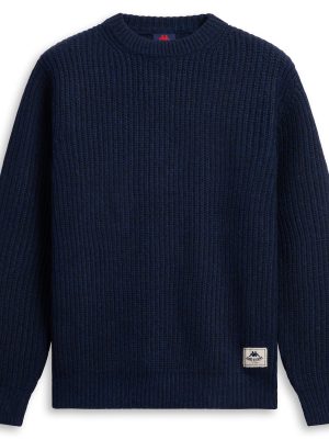 SANTERI - KNITWEAR - Jumper - Man - BLUE IRIS