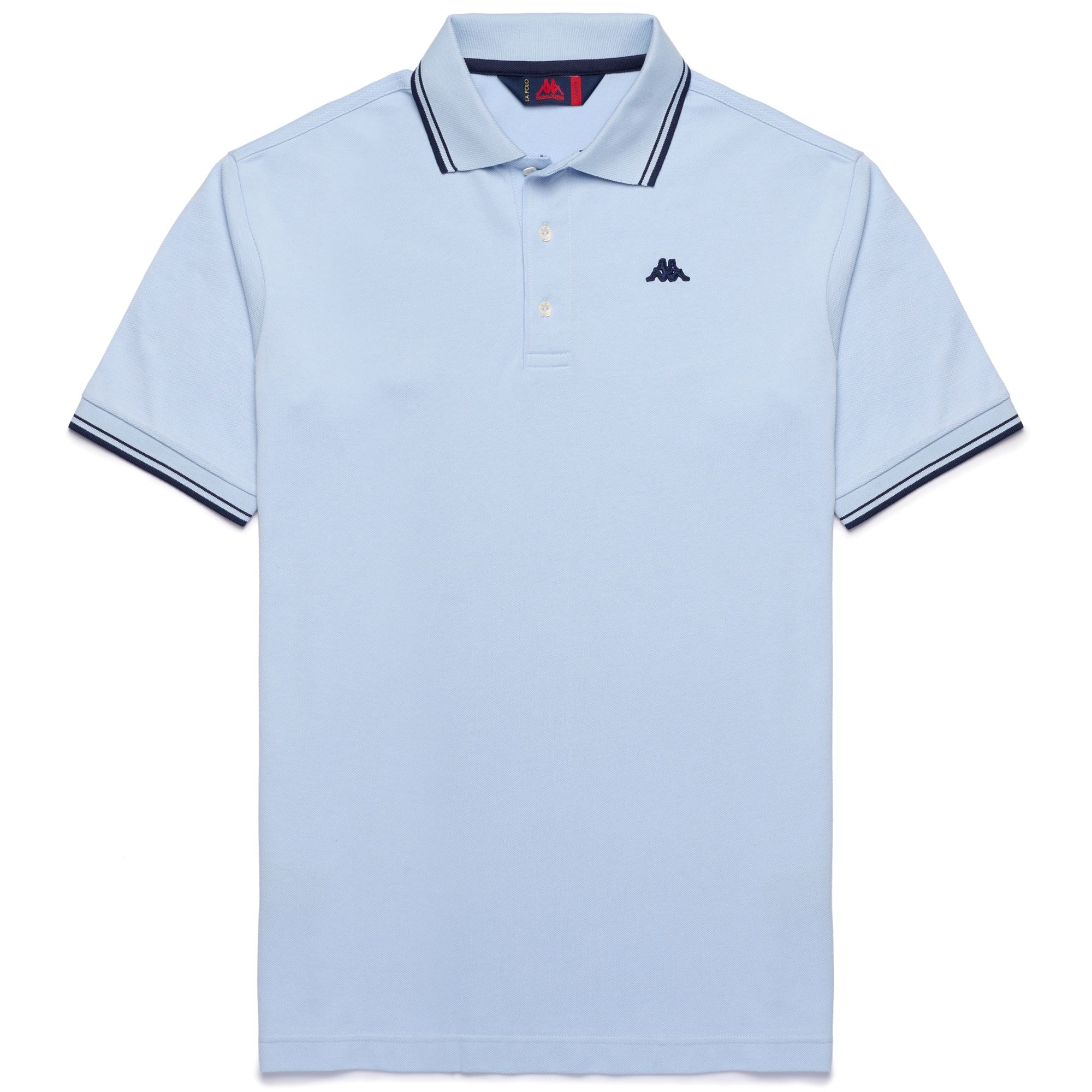 LIVINGSTON - La polo Robe di Kappa - Polo - Man - AZURE DAYLIGHT-BLUE IRIS