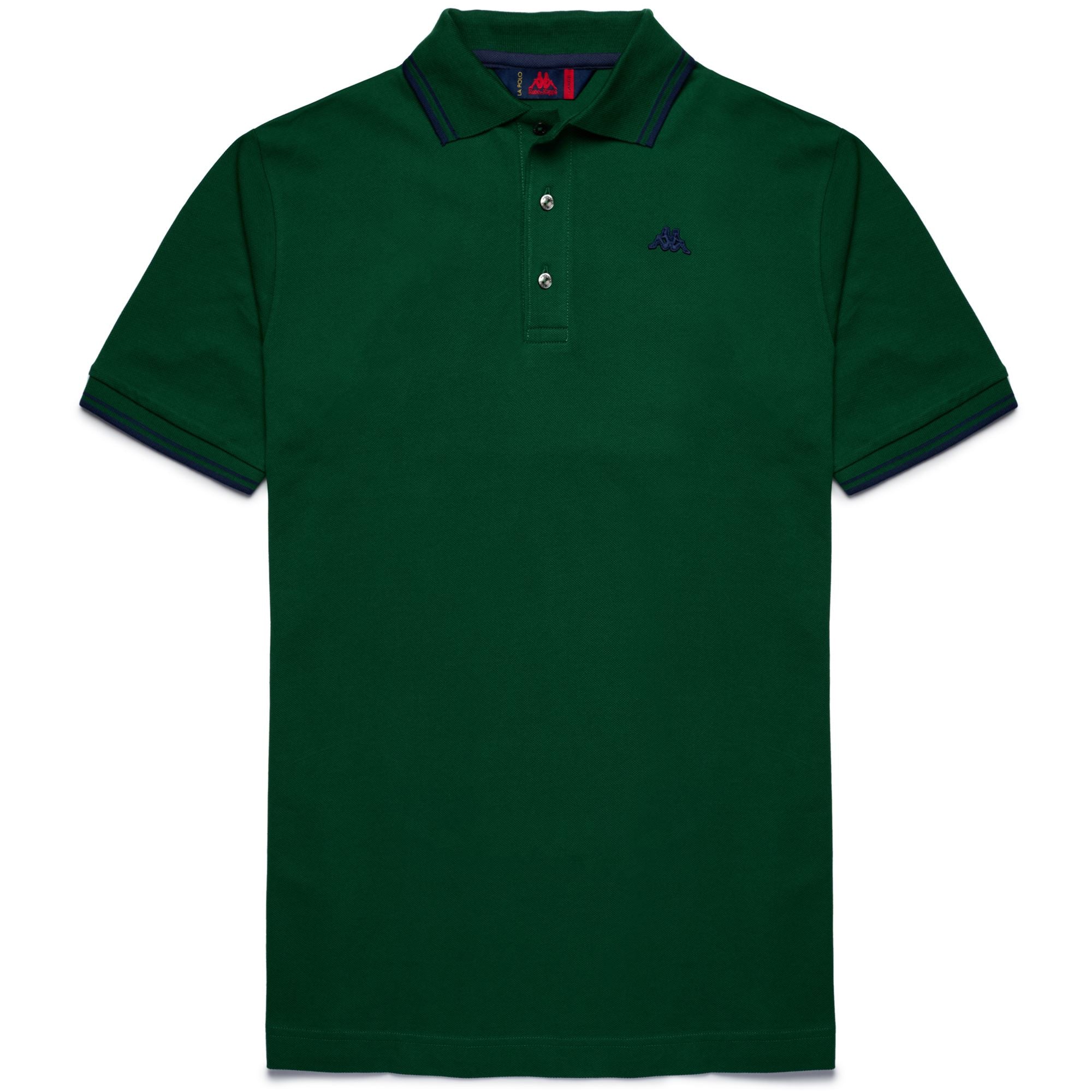 LIVINGSTON - La polo Robe di Kappa - Polo - Man - GREEN EDEN-BLUE IRIS