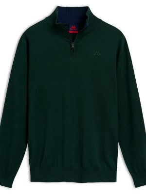 DERMOT - KNITWEAR - Polo - Man - GREEN JUNE