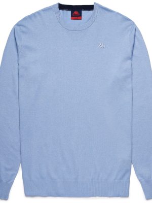 DAMIEN - KNITWEAR - Pull  Over - Man - AZURE DAYLIGHT