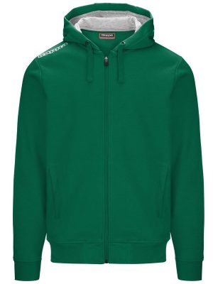 KAPPA4TRAINING WESCOR - Fleece - Jacket - Man - GREEN OASI