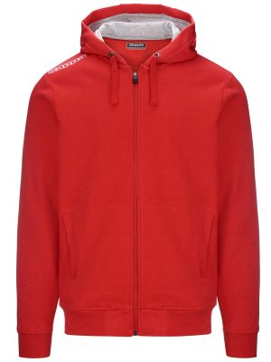 KAPPA4TRAINING WESCOR - Fleece - Jacket - Man - RED CHINESE
