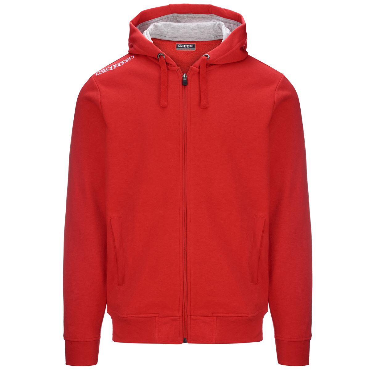 KAPPA4TRAINING WESCOR - Fleece - Jacket - Man - RED CHINESE
