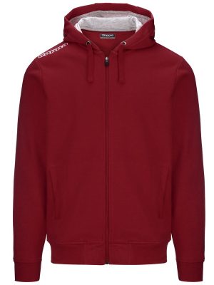 KAPPA4TRAINING WESCOR - Fleece - Jacket - Man - RED GRANATA