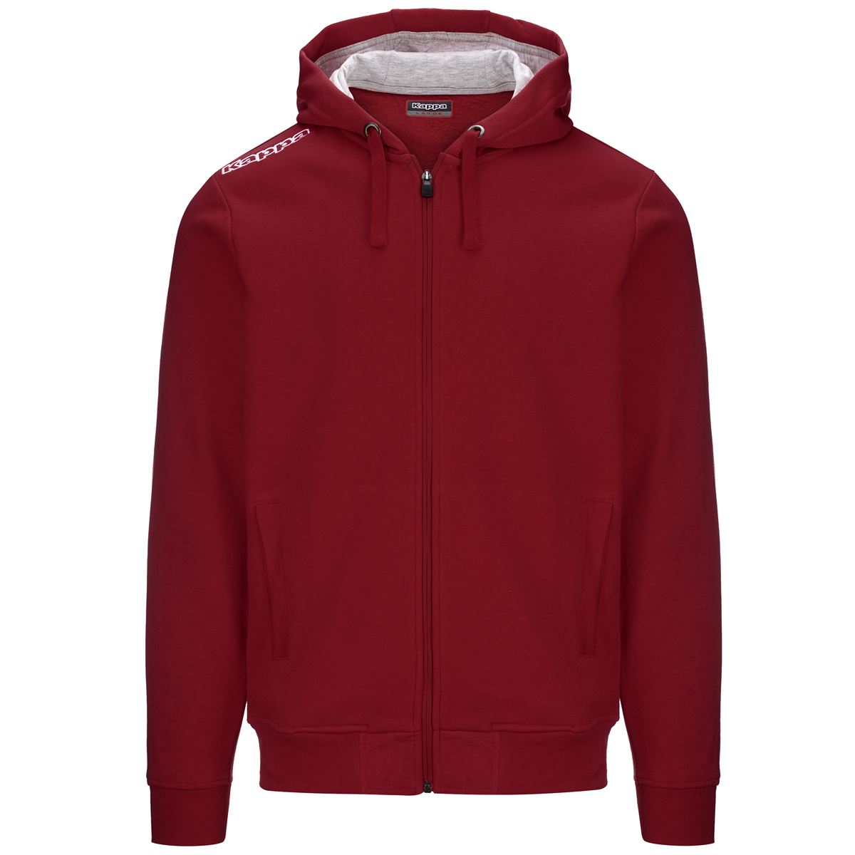 KAPPA4TRAINING WESCOR - Fleece - Jacket - Man - RED GRANATA