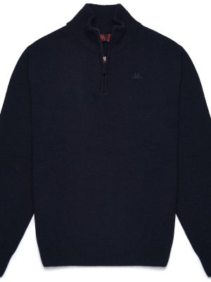 LAMB RODRIC - KNITWEAR - Pull  Over - Man - BLUE NIGHT SKY