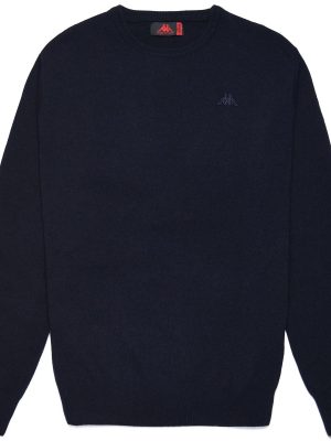 LAMB BIMBEREKE - KNITWEAR - Pull Over - Man - BLUE NIGHT SKY