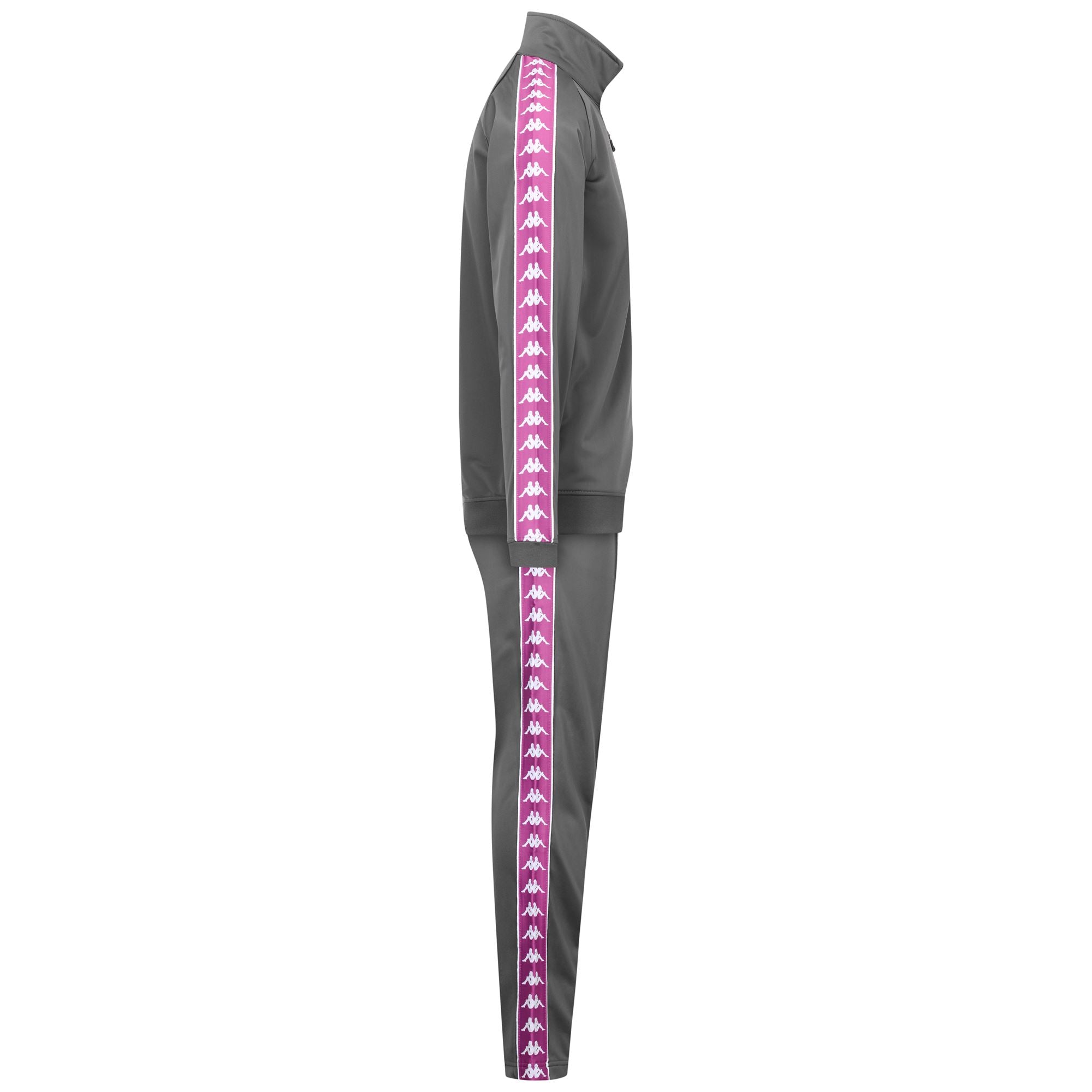 222 BANDA DUEDUEDUE SLIM - Sport Suits - TRACKSUIT - Man - GREY CHARCOAL-FUCHSIA ORCHID-WHITE - Image 2