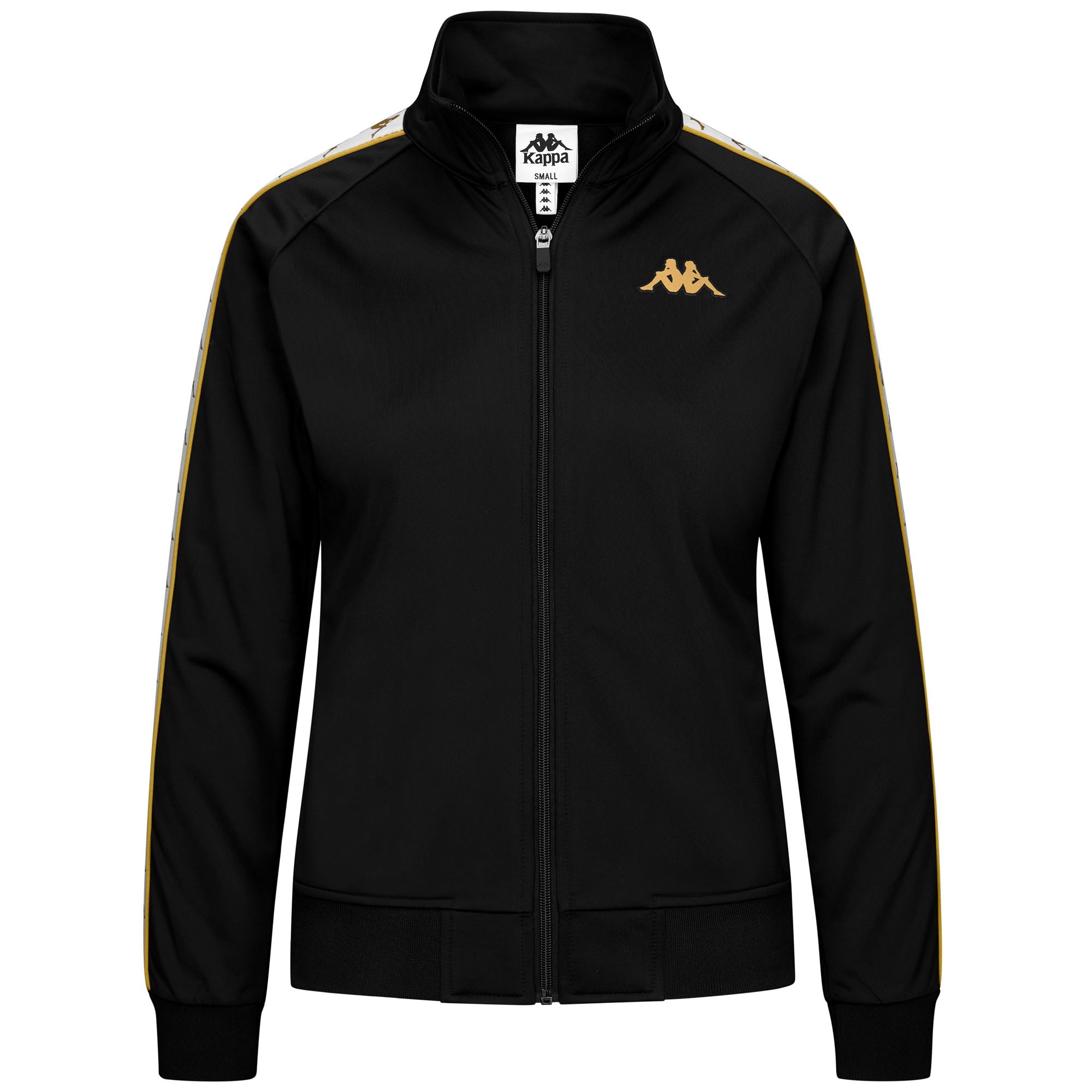222 BANDA WANNISTON SLIM - Fleece - Jacket - Woman - BLACK-YELLOW GOLD RICH-WHITE
