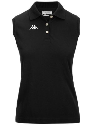 LOGO  TENNIS WWS SLIM - Polo Shirts - Polo - Woman - BLACK